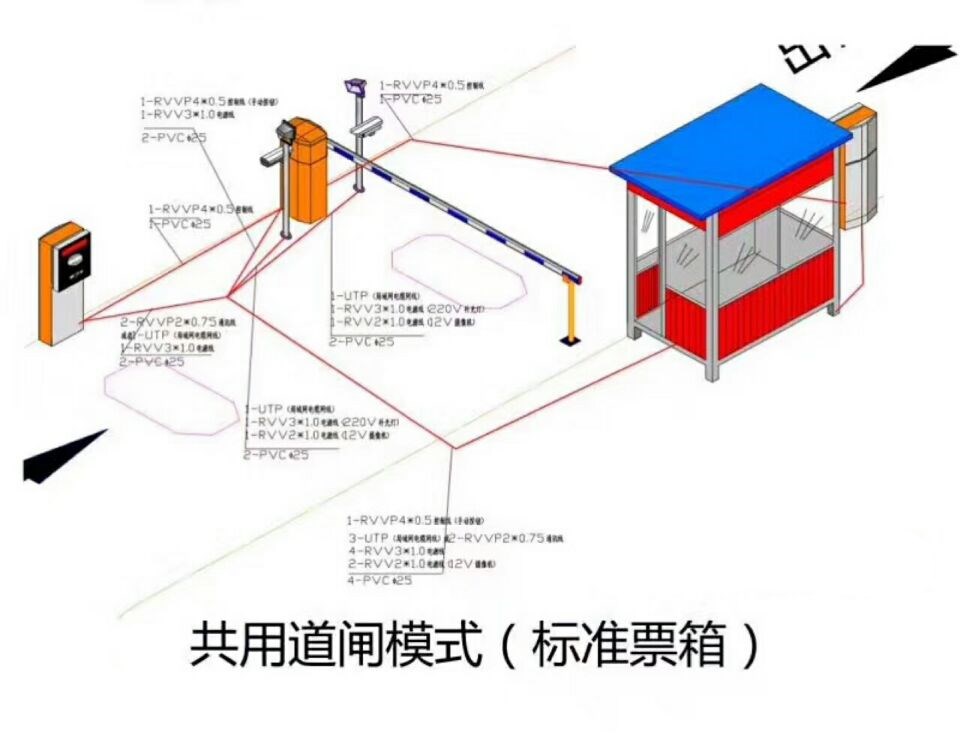 隆回县单通道模式停车系统